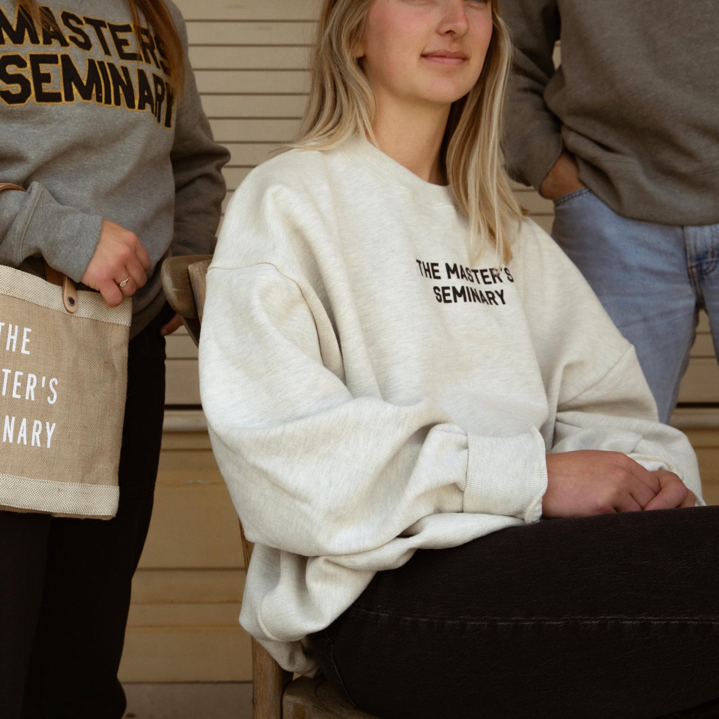 TMS Cream Crewneck